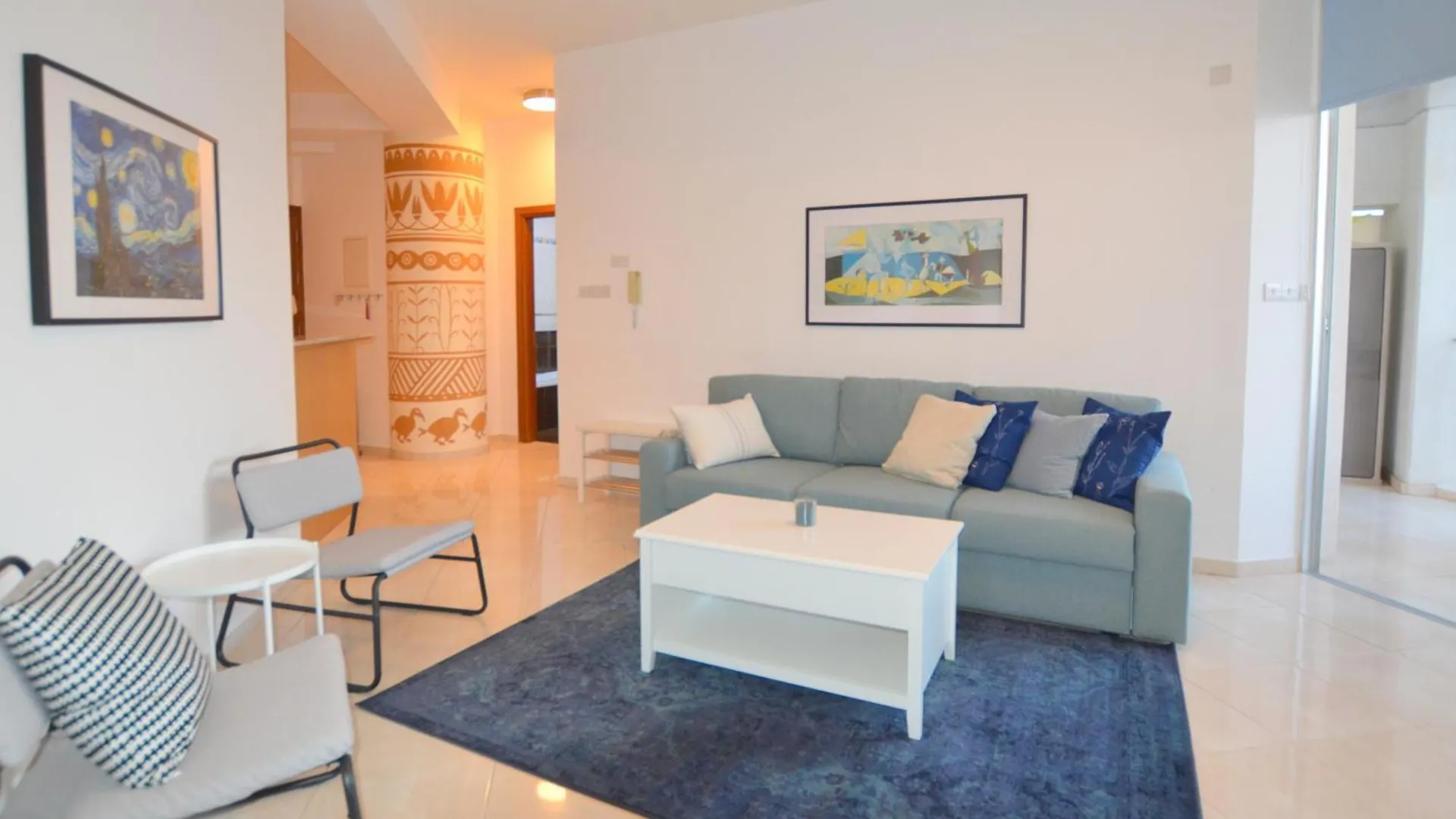 Awesome Sea & Marina View City Center 1 Bdr Flat Larnaca Apartament